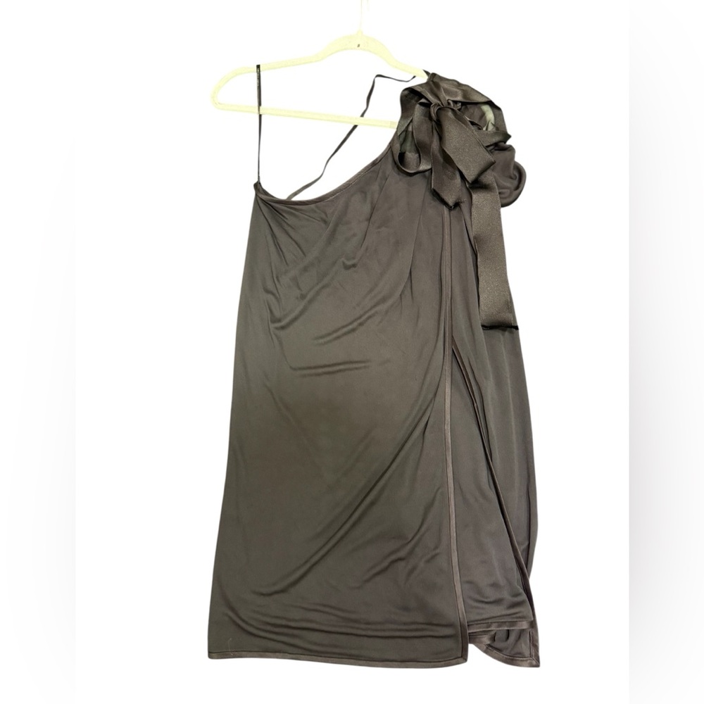 Marc Jacobs Black Asymmetrical Dress with Bow